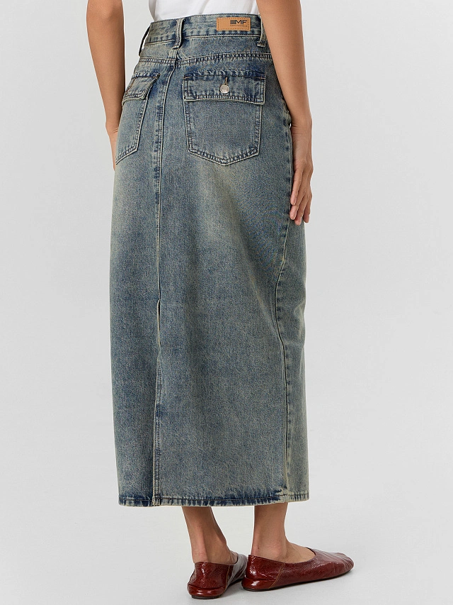 ЮБКА ЖЕНСКАЯ ДЖИНСОВАЯ - 4