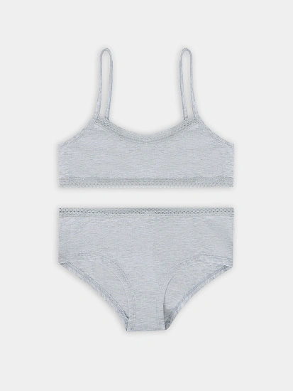 картинка КОМПЛЕКТ ДЛЯ ДЕВОЧЕК (ТОП, ТРУСЫ) от известного бренда одежды для девочек Mark Formelle