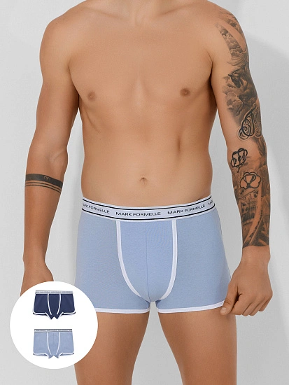 картинка Трусы боксеры мужские в наборе, 2 шт от магазина мужской одежды Mark Formelle