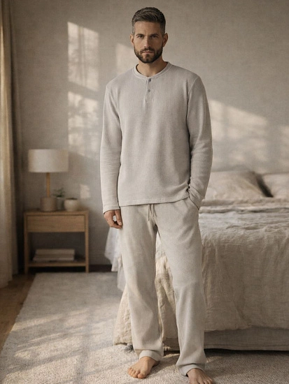 картинка Комплект домашний мужской серый от магазина мужской одежды Mark Formelle