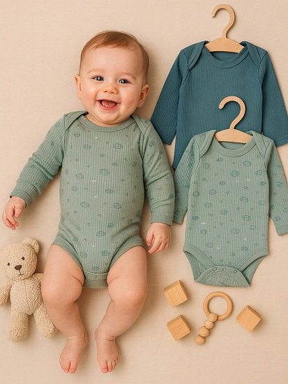 картинка Боди детское в наборе, 2 шт от магазина Одежда+