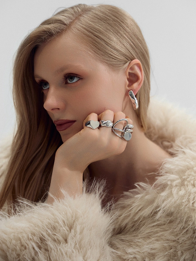 КОЛЬЦО ЖЕНСКОЕ ( 5 ШТ.) - 2