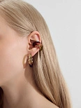 Серьги женские из смолы с застежкой-гвоздиком