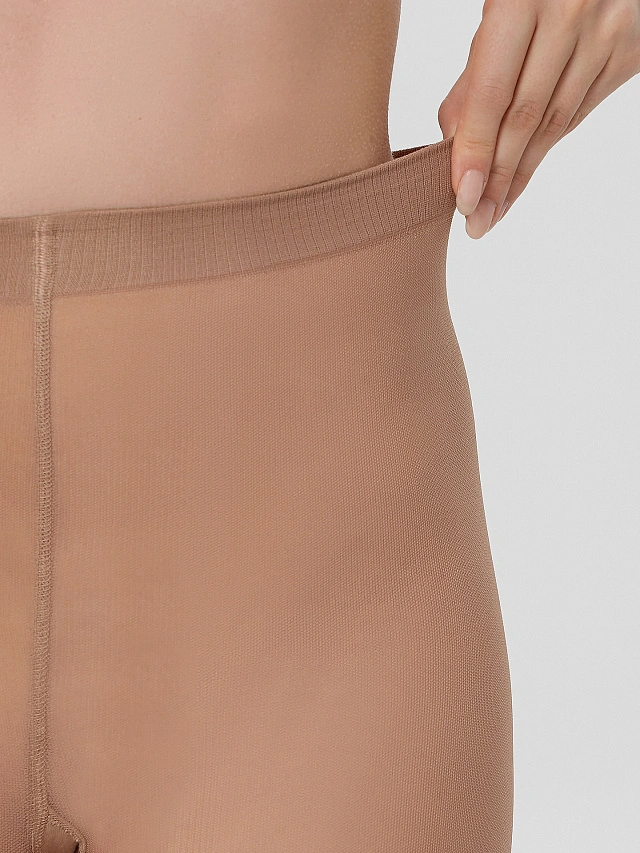 Колготки женские капроновые 40 den натуральные - 3