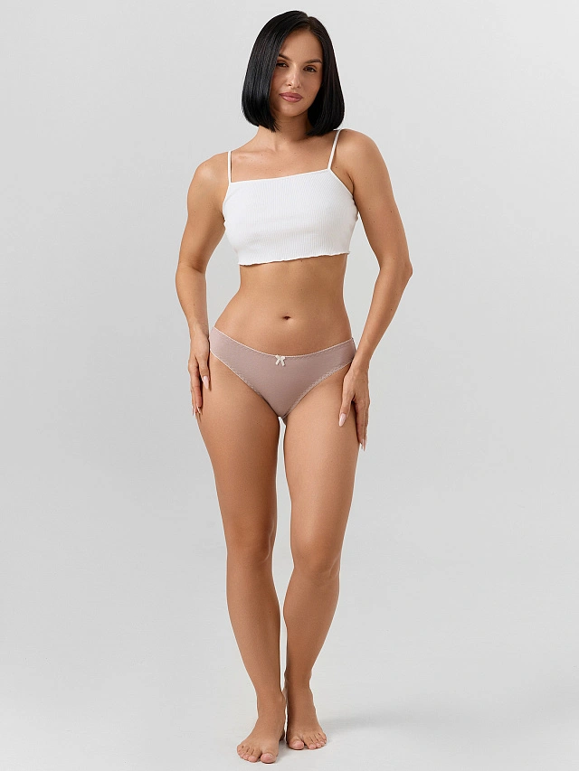 Трусы слипы женские в наборе, 3 шт - 8