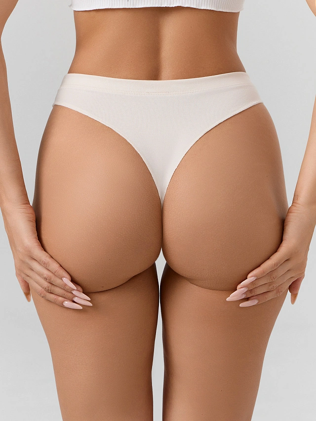 Трусы бразилиана женские в наборе, 3 шт - 6