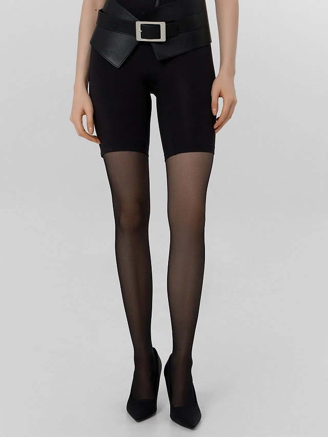 Колготки женские капроновые 40 den черные - 6