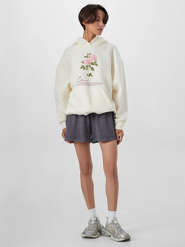 Шорты женские черные с обработкой эйсид - 7