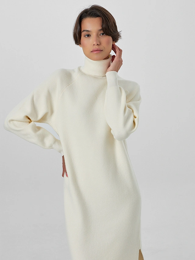 Платье женское бежевое - 4