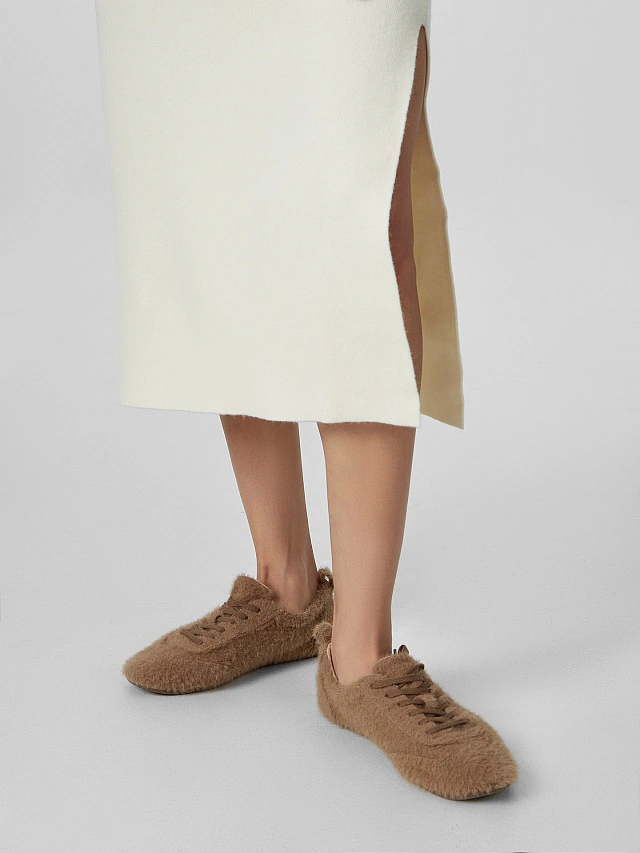 Платье женское бежевое - 7