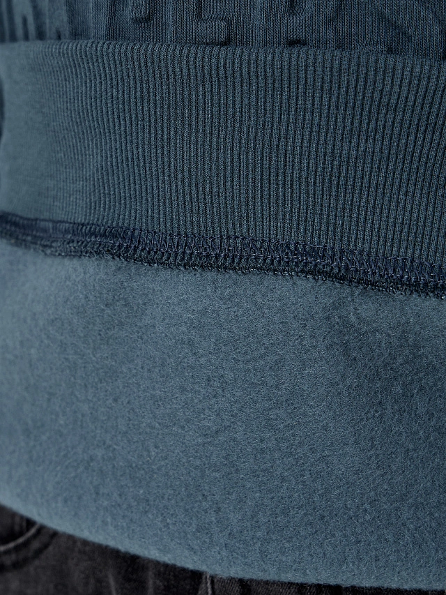 Свитшот для мальчиков синий с надписью "Streetstyle racers" - 7