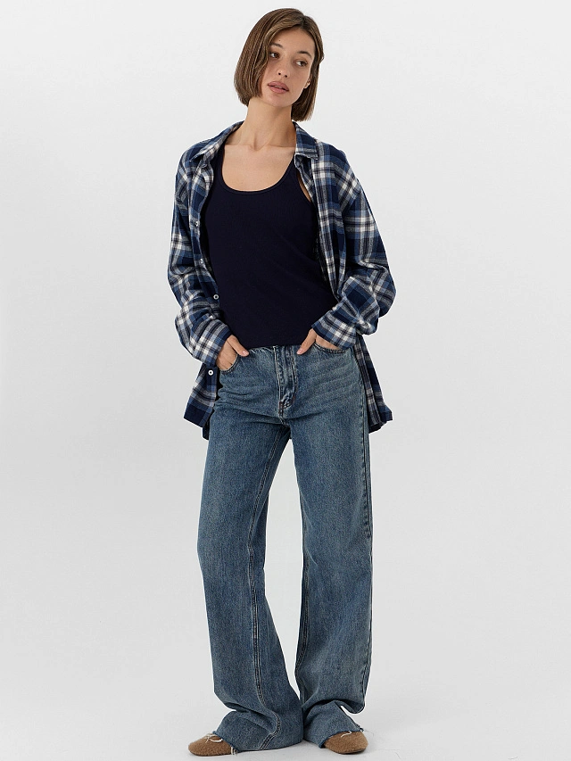 Топ женский синий - 5