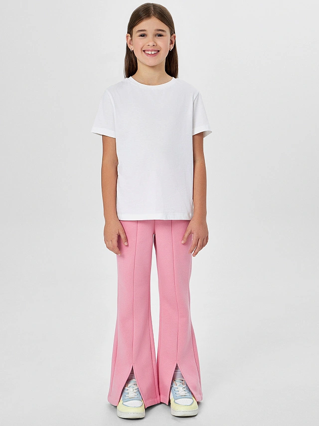 Брюки для девочек розовые - 4
