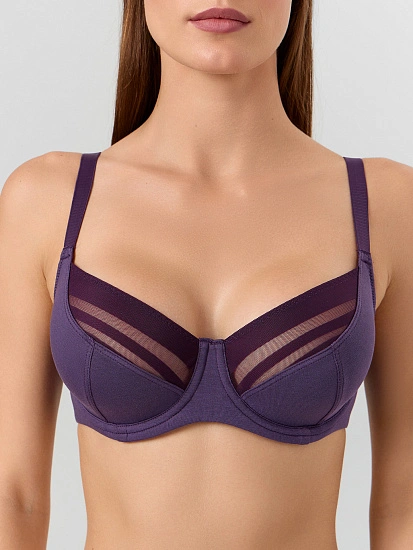 картинка Бюстгальтер женский фиолетовый от магазина стильной одежды Mark Formelle