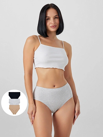 Трусы макси женские в наборе,3 шт