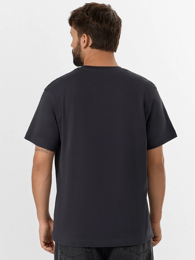 Футболка мужская серая - 3