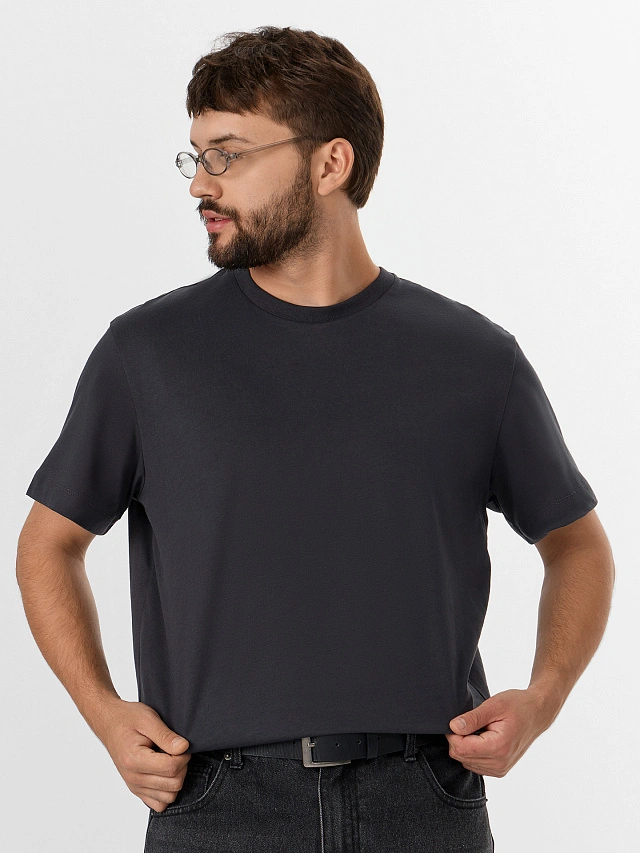 Футболка мужская серая - 7