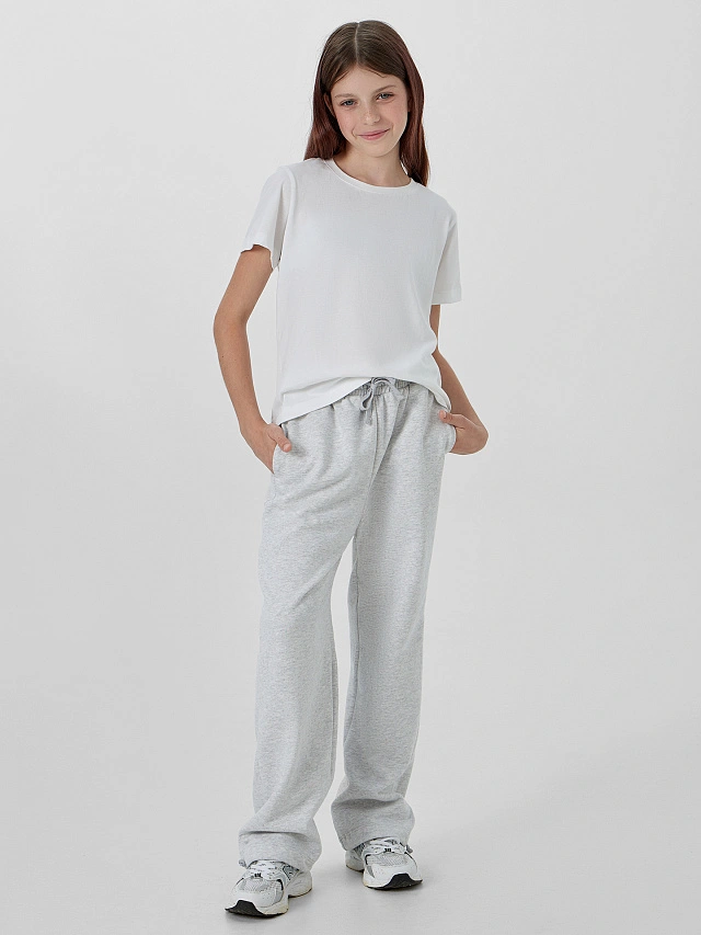Брюки для девочек серые - 3