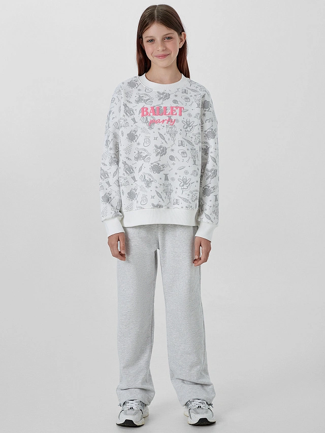 СВИТШОТ ДЛЯ ДЕВОЧЕК - 4