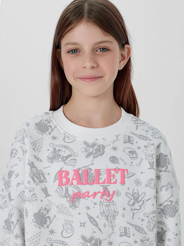 СВИТШОТ ДЛЯ ДЕВОЧЕК - 5