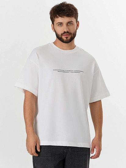 картинка Футболка мужская с надписью "Если вы хотите в чем-то разобраться..." от магазина мужской одежды Mark Formelle