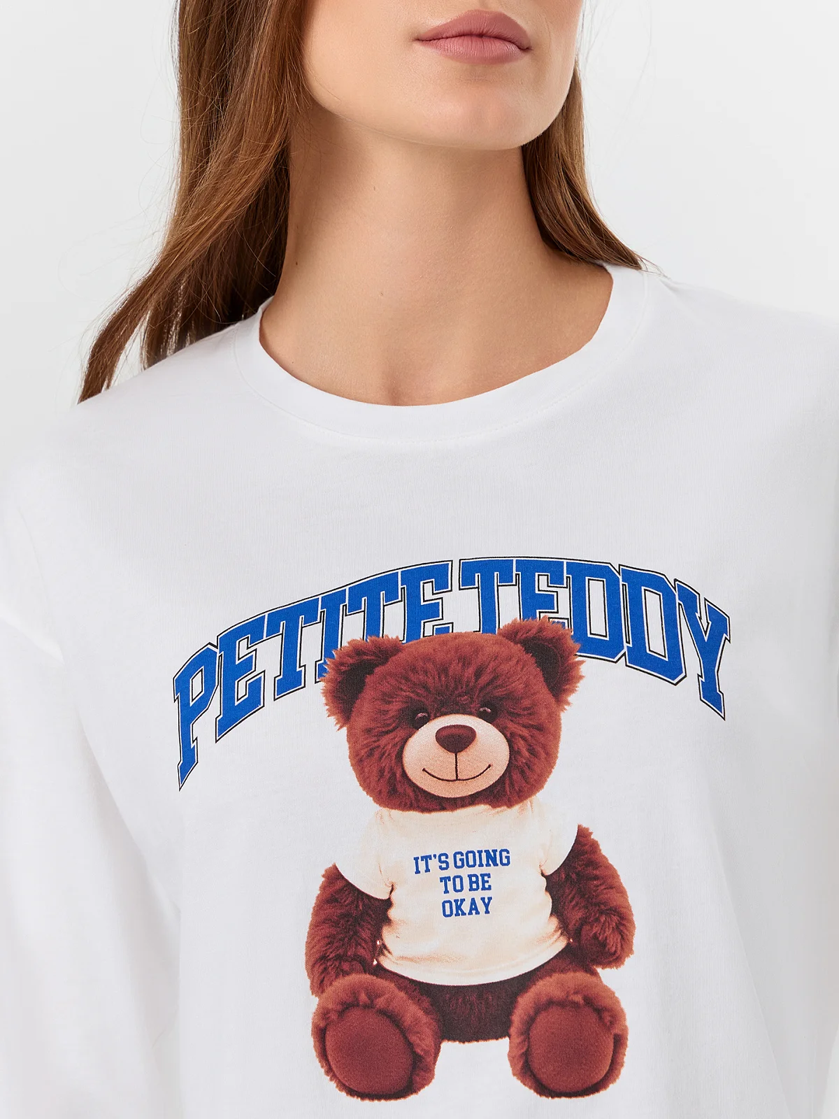 Комплект женский домашний с надписью "Petite teddy" - 6