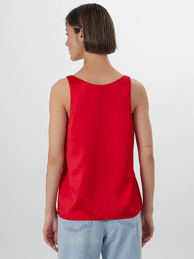 Блузка Mark Formelle x Ольга Бузова красная - 3