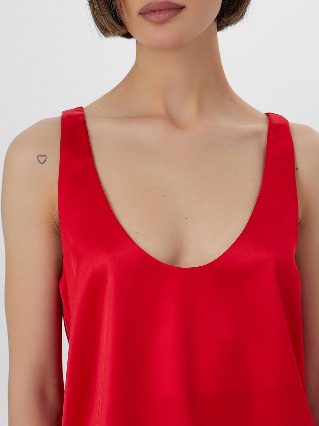 Блузка Mark Formelle x Ольга Бузова красная - 5