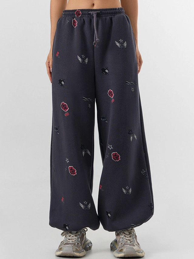 Брюки женские серые - 4