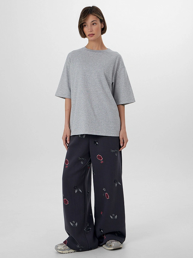 Брюки женские серые - 12