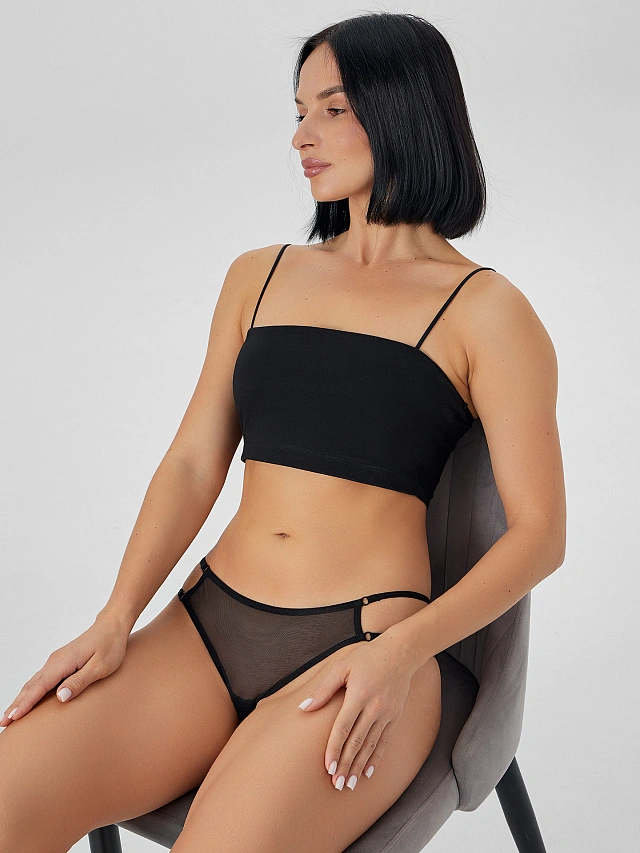 Трусы бразилиана женские в наборе, 3 шт - 9