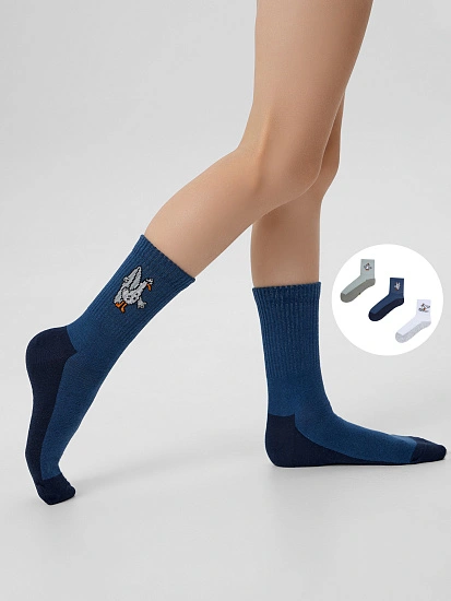 картинка НОСКИ ДЕТСКИЕ (3 пары) от известного бренда одежды для девочек Mark Formelle