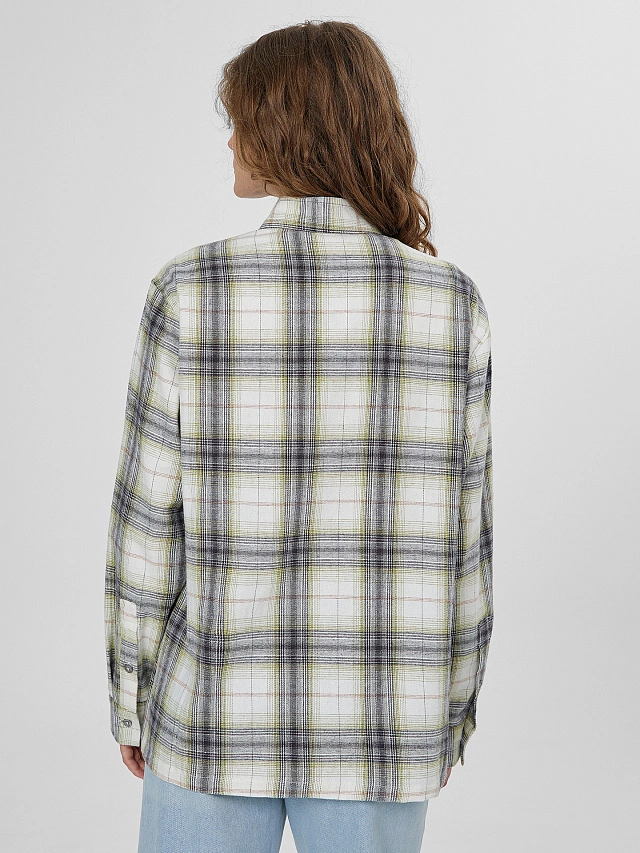 Рубашка женская в клетку - 3