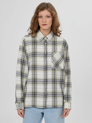 Рубашка женская в клетку