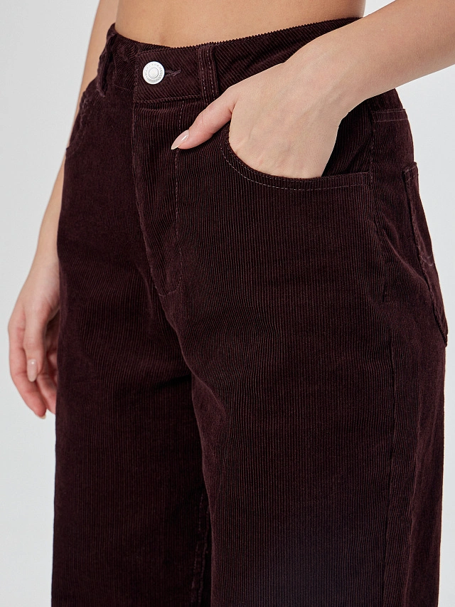 Брюки женские коричневые - 5