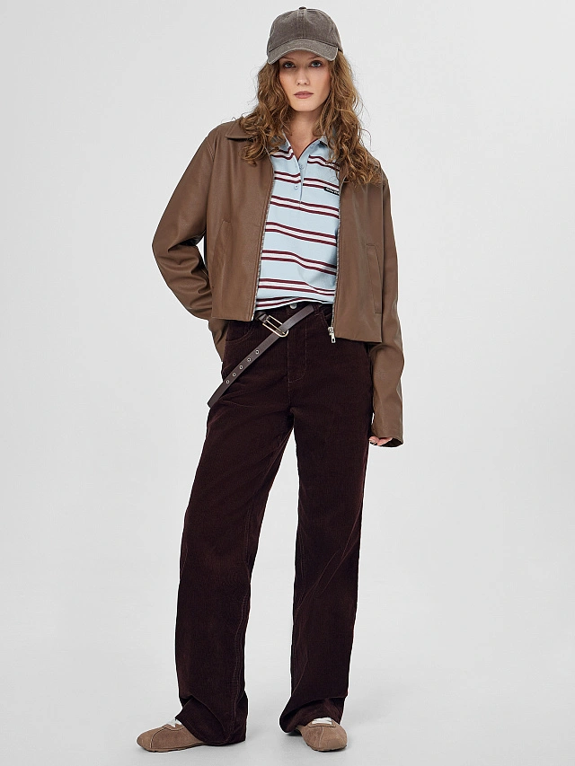 Брюки женские коричневые - 6