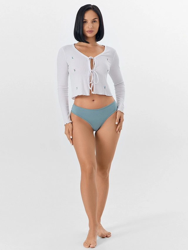 Трусы бразилиана женские в наборе, 3 шт - 8