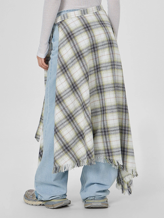 Юбка женская в клетку - 3