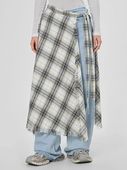 картинка Юбка женская в клетку от магазина стильной одежды Mark Formelle