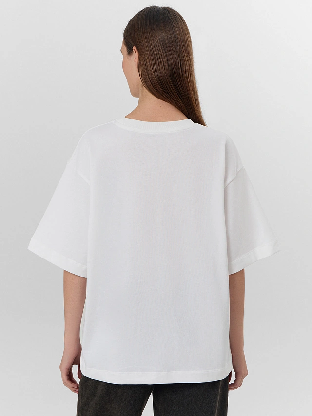 Футболка женская белая с надписью "Sweety" - 3