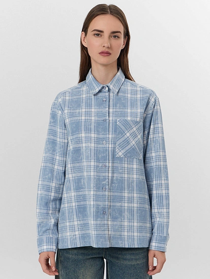 картинка Рубашка женская в клетку от магазина стильной одежды Mark Formelle