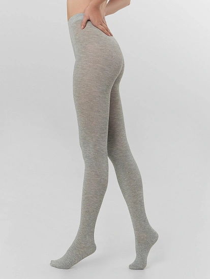 картинка Колготки женские теплые серые от магазина стильной одежды Mark Formelle