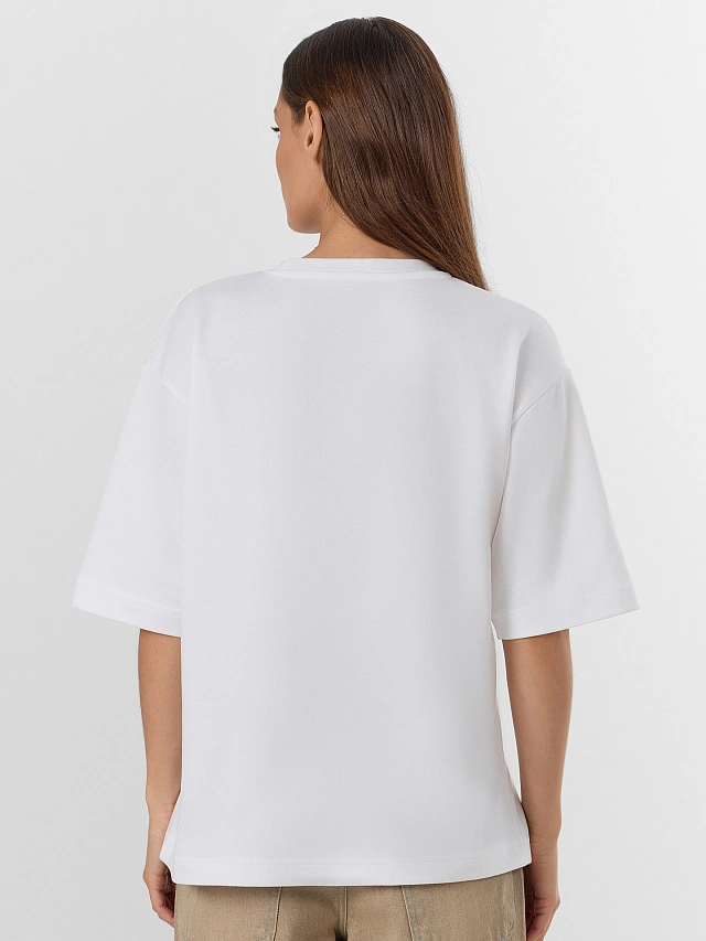 Футболка женская белая - 3