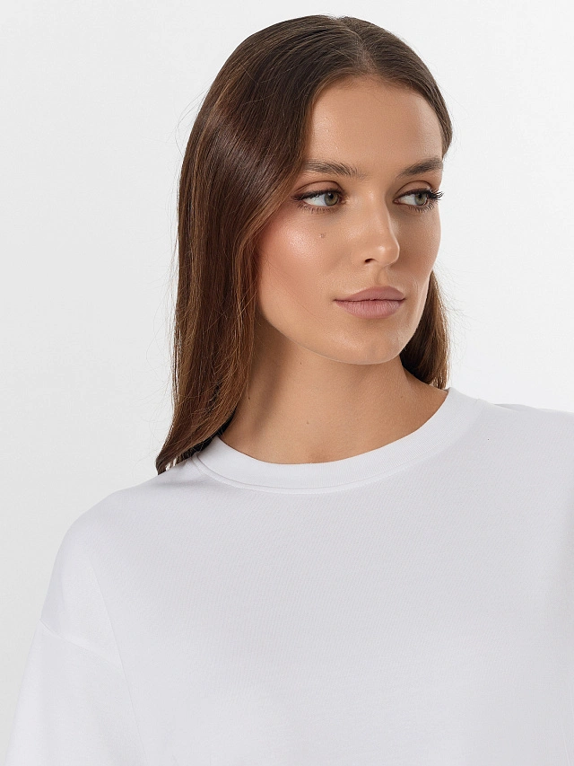 Футболка женская белая - 5