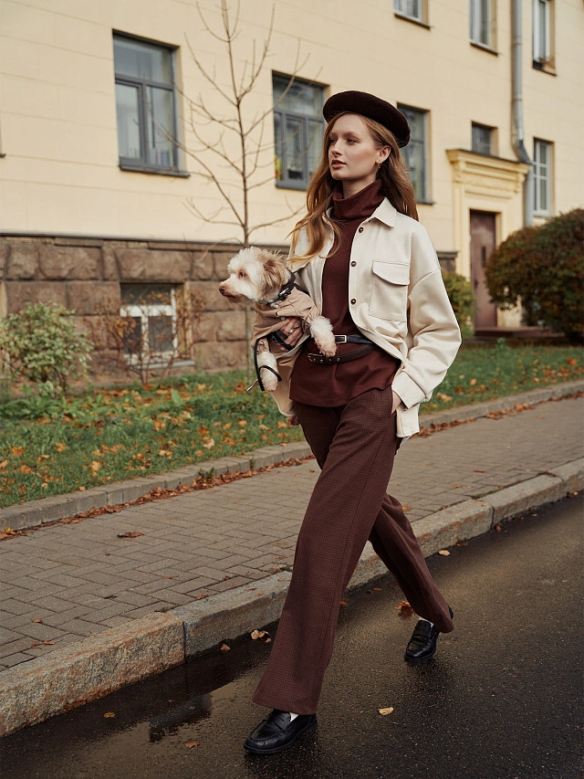 Жакет женский бежевый - 3