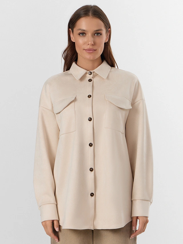 Жакет женский бежевый - 4