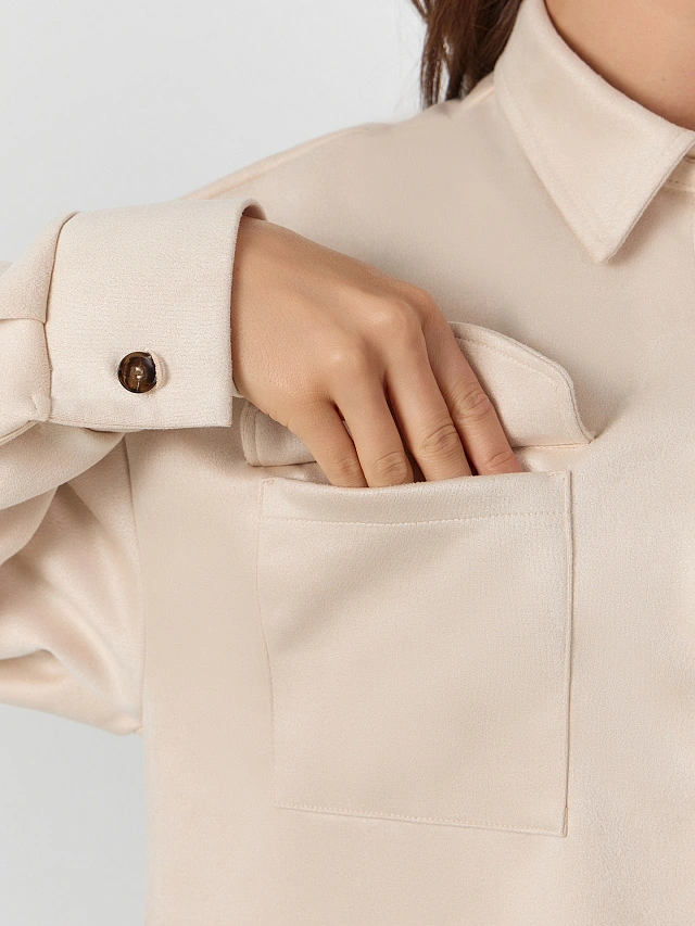 Жакет женский бежевый - 8