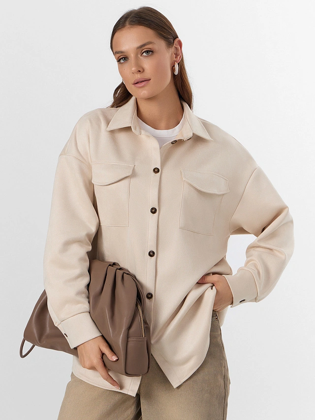 Жакет женский бежевый - 9