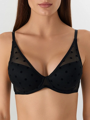 Бюстгальтер женский черный