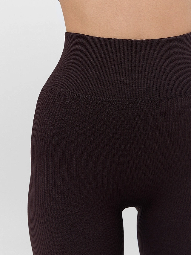 Легинсы женские коричневые - 6